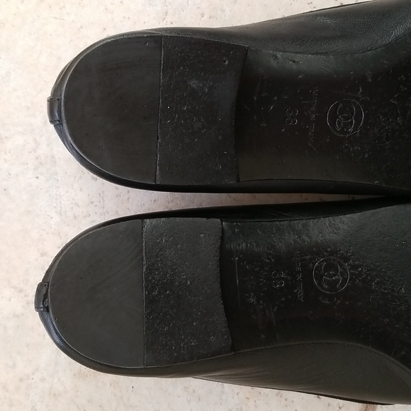 CHANEL Lambskin Patent Toe Ballerina Flats - Picture 11 of 13